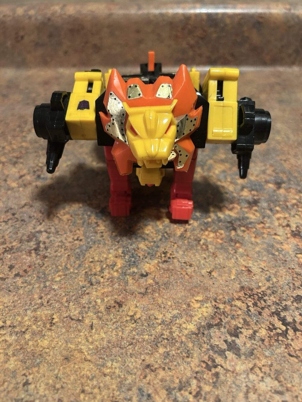 Vintage 1986 Transformers Generation 1 Hasbro Razorclaw Action Figure INCOMPLETE